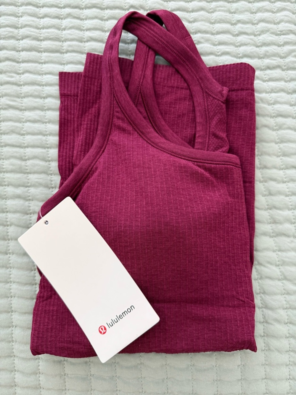 lululemon ebb to street tank top NWT
